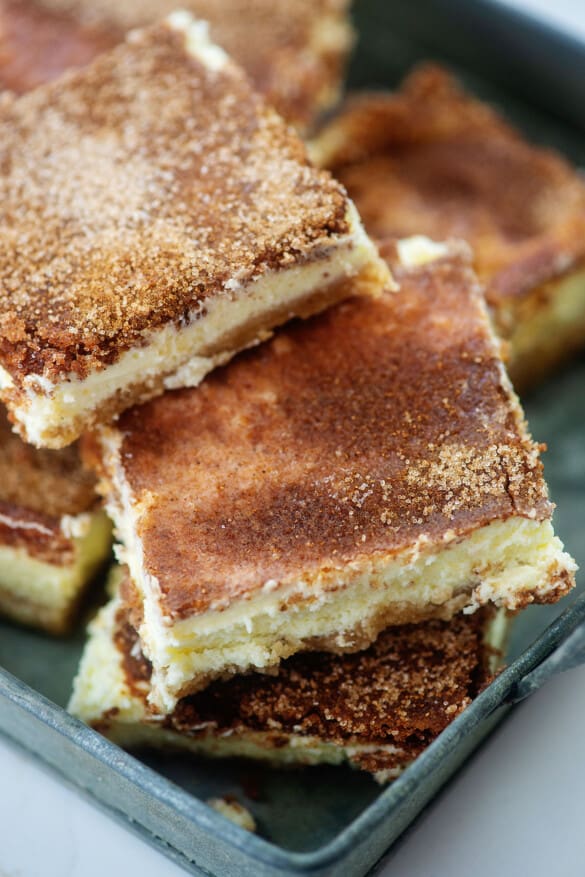 Snickerdoodle Cheesecake Bars - That Low Carb Life