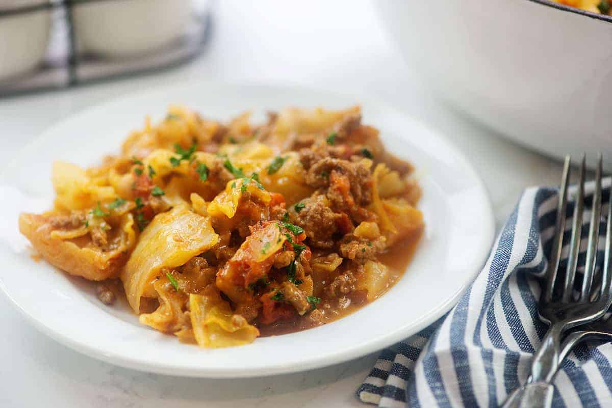 Keto Cheesy Cabbage Casserole That Low Carb Life