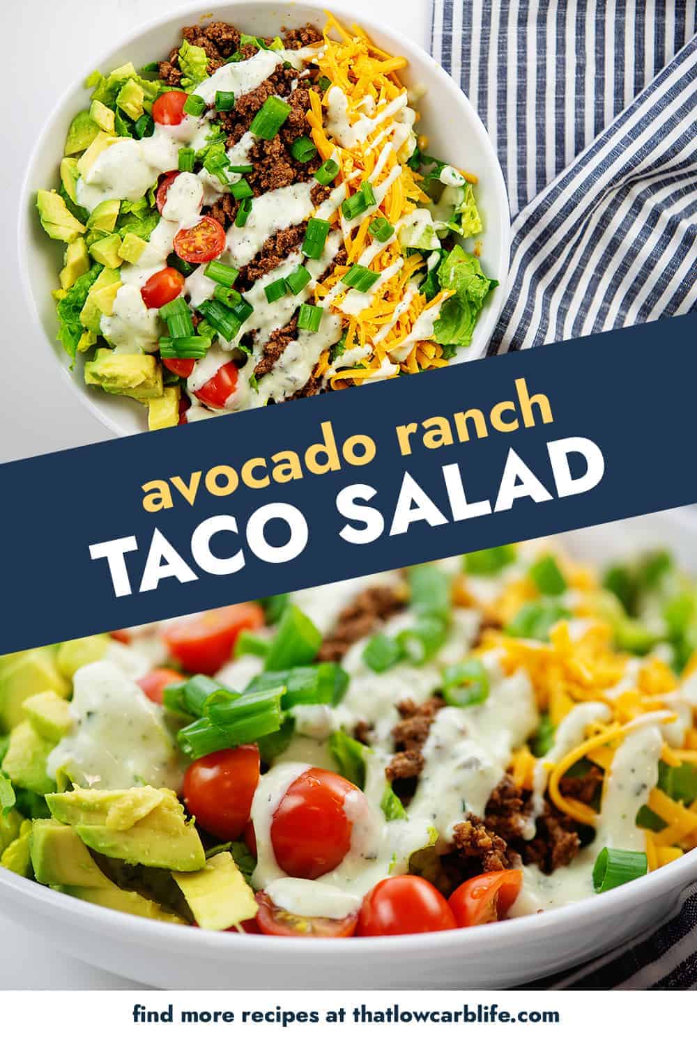 Healthy & Fresh Keto Taco Salad That Low Carb Life