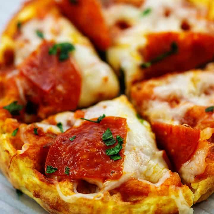 Easy Cheesy Chaffle Pizza Recipe That Low Carb Life