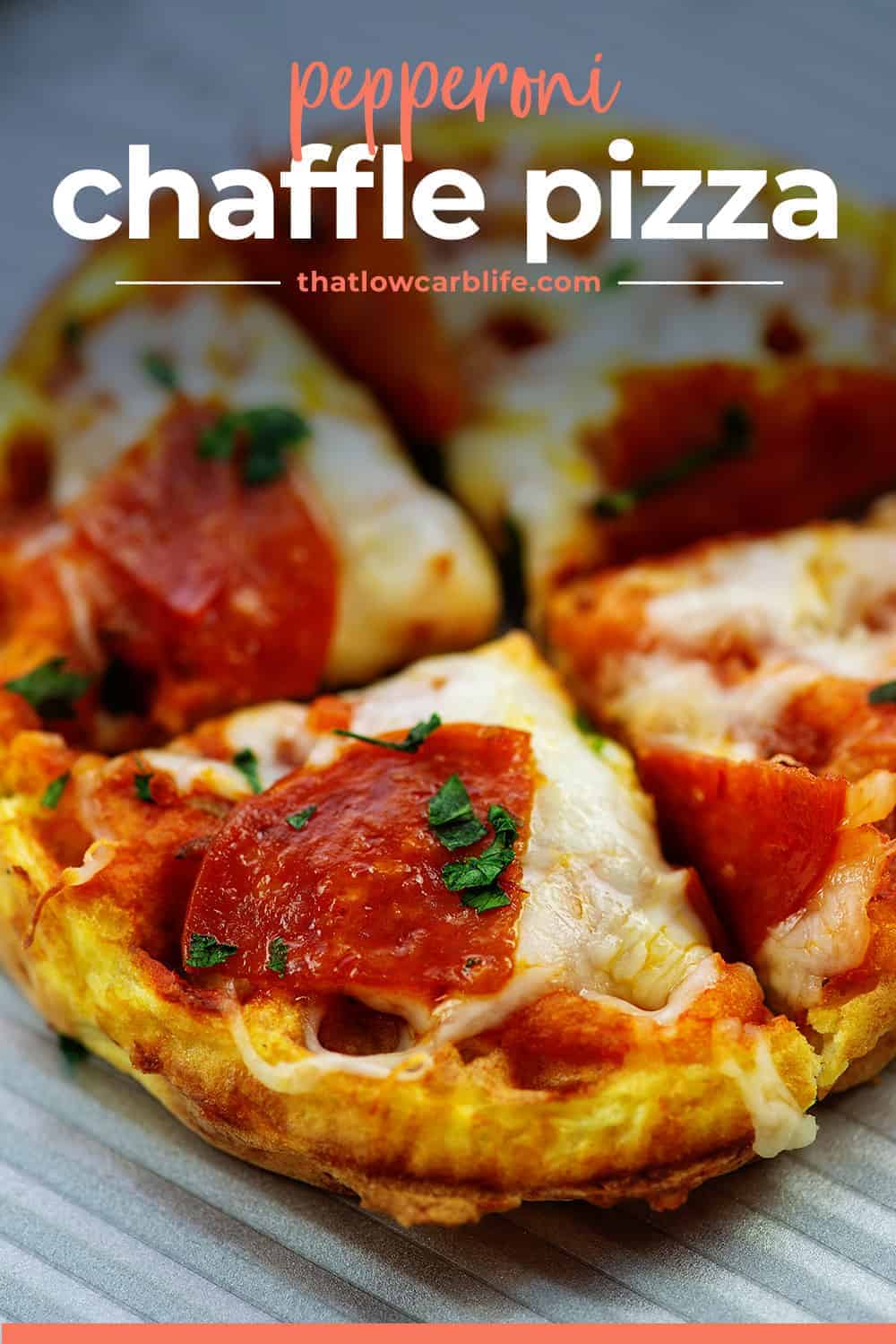 Easy Cheesy Chaffle Pizza Recipe! - That Low Carb Life
