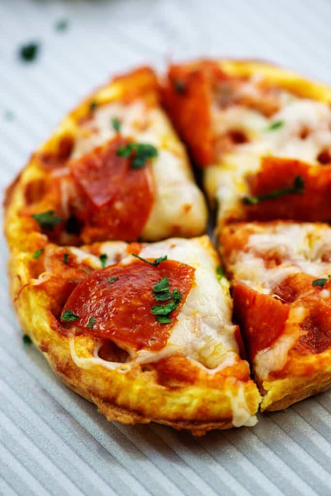 Easy Cheesy Chaffle Pizza Recipe That Low Carb Life