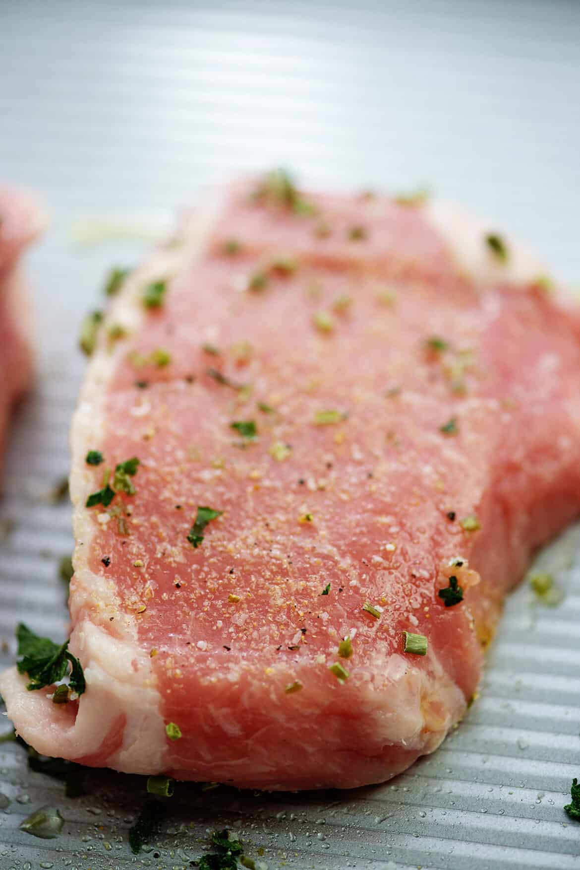 Baked Ranch Pork Chops & Green Beans - That Low Carb Life