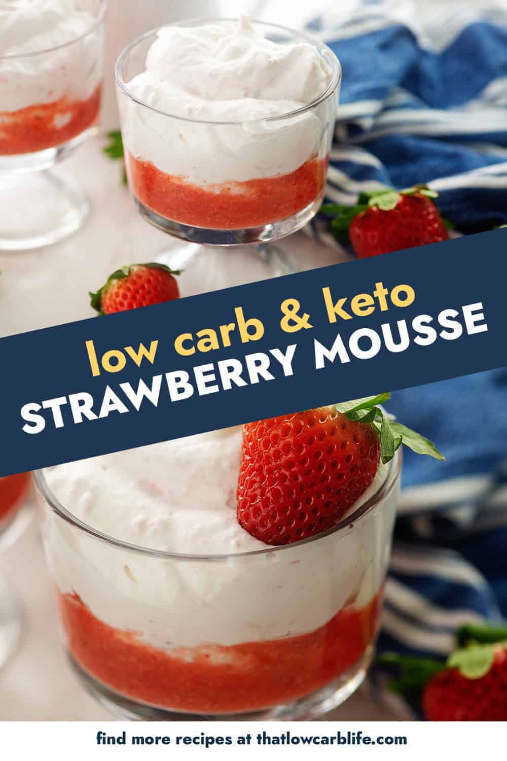 4 Ingredient Keto Strawberry Mousse That Low Carb Life