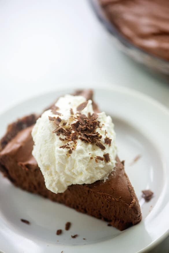 Rich & Decadent Keto Chocolate Pie - That Low Carb Life