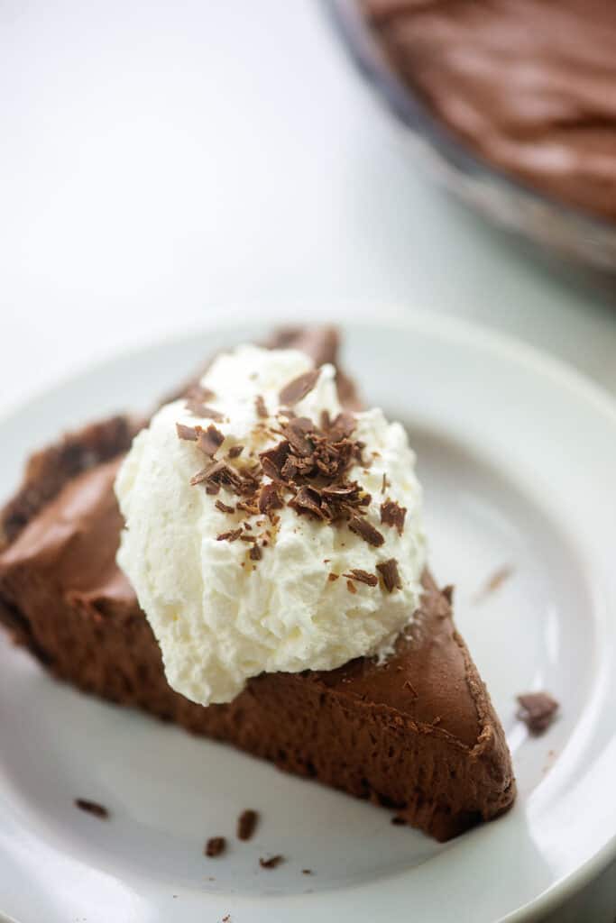 low carb chocolate pie