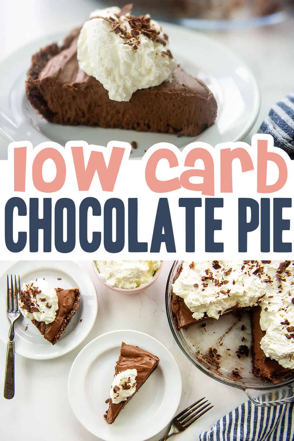 Rich &amp; Decadent Keto Chocolate Pie That Low Carb Life