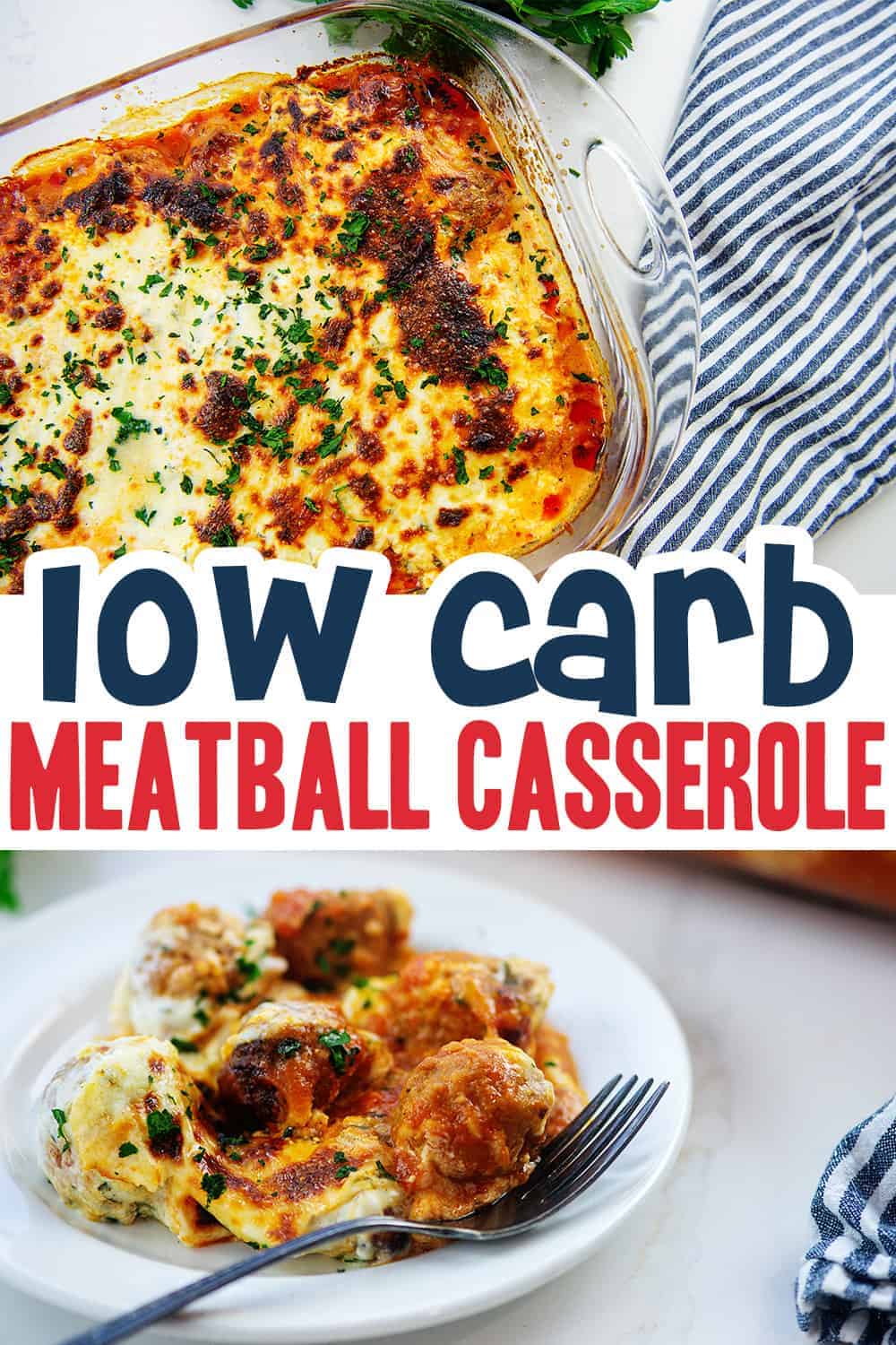 Easy Cheesy Keto Meatball Casserole Recipe That Low Carb Life