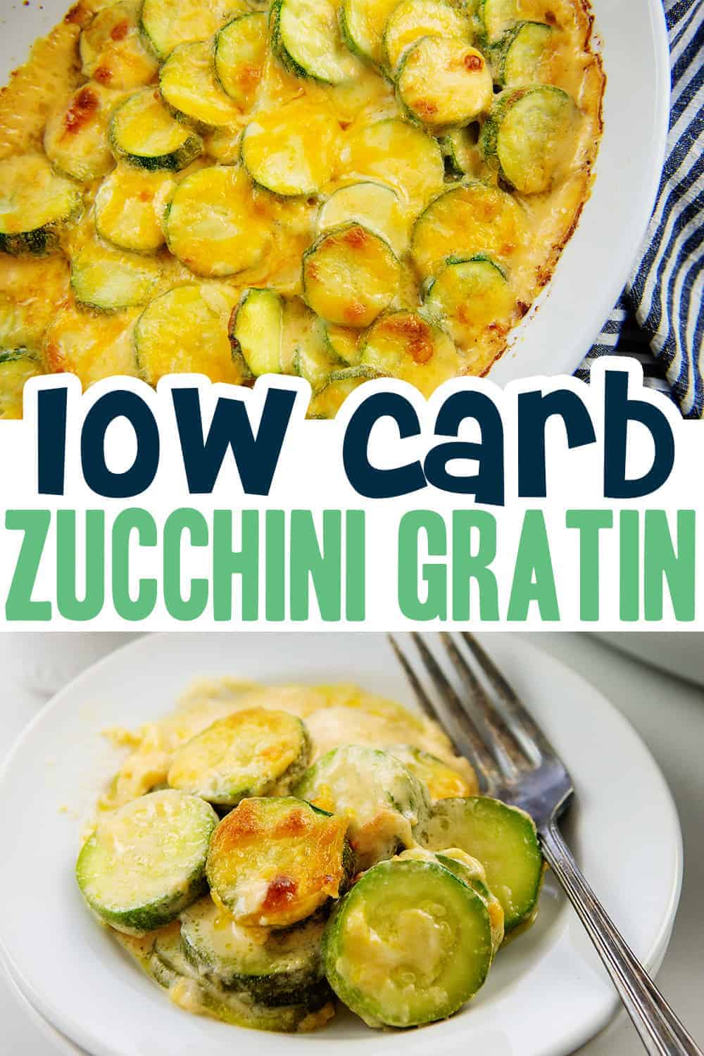 Cheesy Keto Zucchini Gratin Recipe! That Low Carb Life