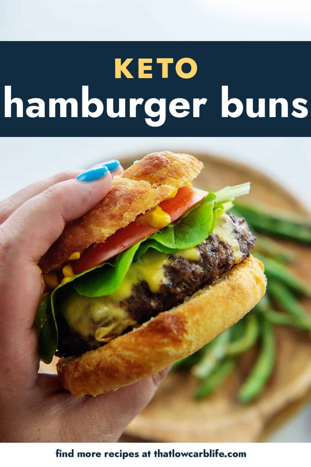 Keto Hamburger Buns Recipe | That Low Carb Life