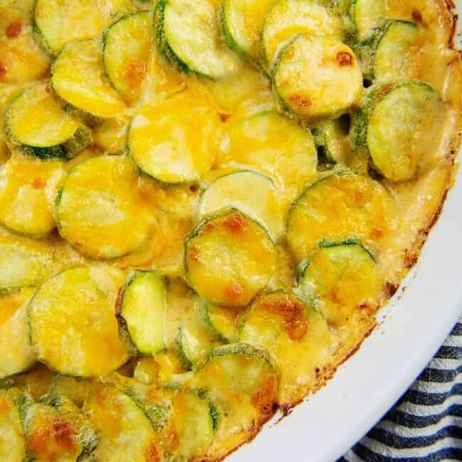 Cheesy Keto Zucchini Gratin Recipe! | That Low Carb Life