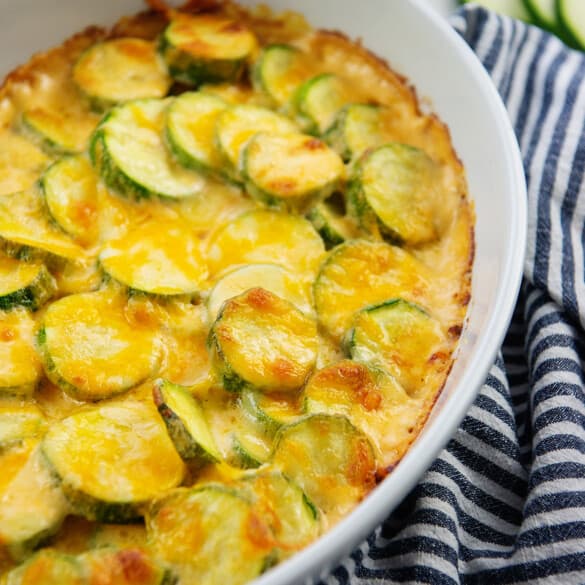 Cheesy Keto Zucchini Gratin Recipe! - That Low Carb Life