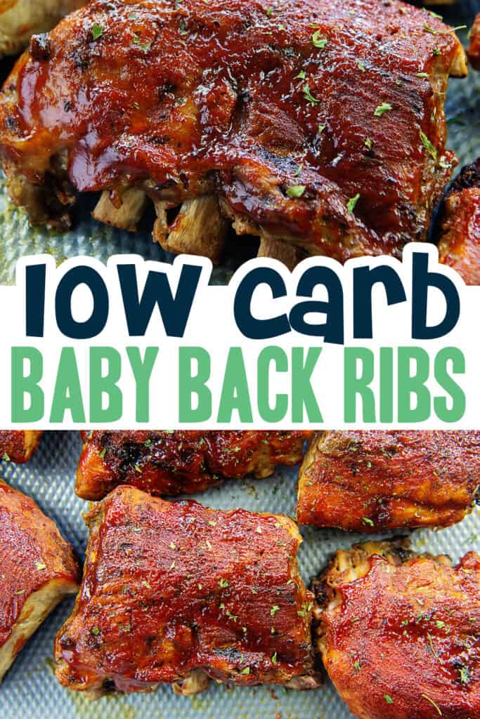 collage of ribs images with text for Pinterest.