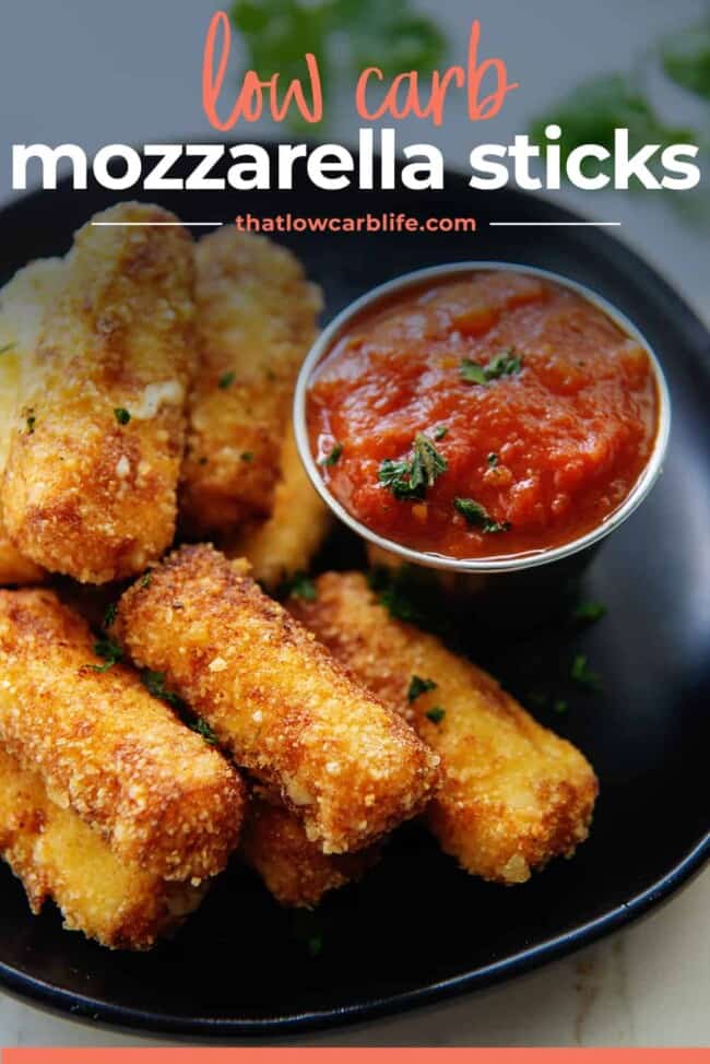 Keto Mozzarella Sticks Recipe | That Low Carb Life