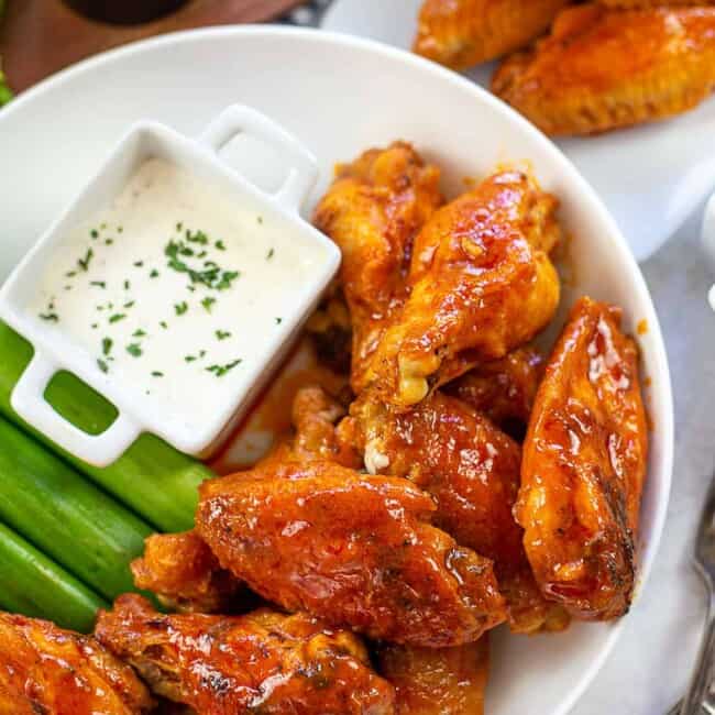 Crock Pot Chicken Wings (Crispy & Keto!)