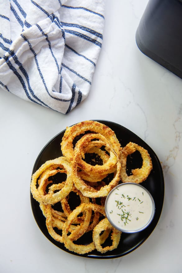 Easy Air Fried Keto Onion Rings That Low Carb Life