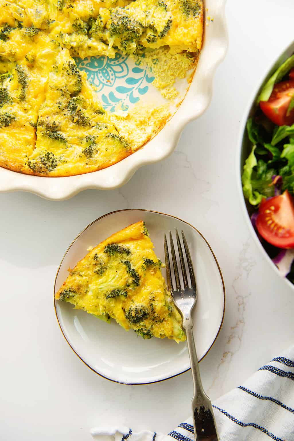 Keto Broccoli Quiche | That Low Carb Life