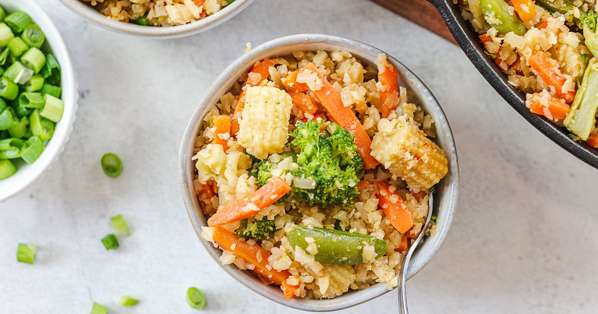 Cauliflower Rice Stir Fry | That Low Carb Life