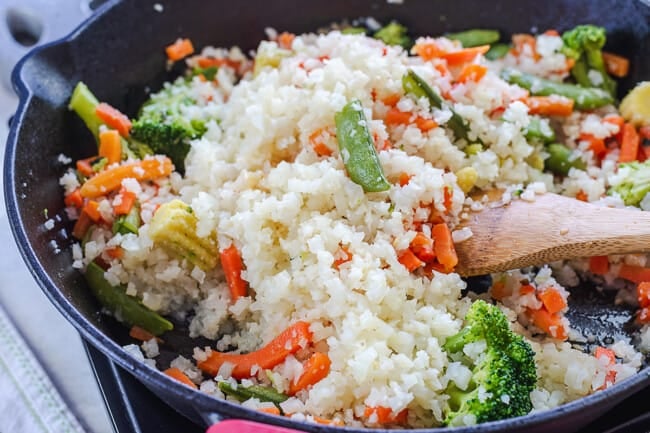 Cauliflower Rice Stir Fry | That Low Carb Life