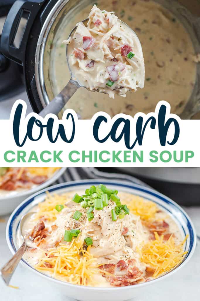 collage of chicken soup images with text for Pinterest.