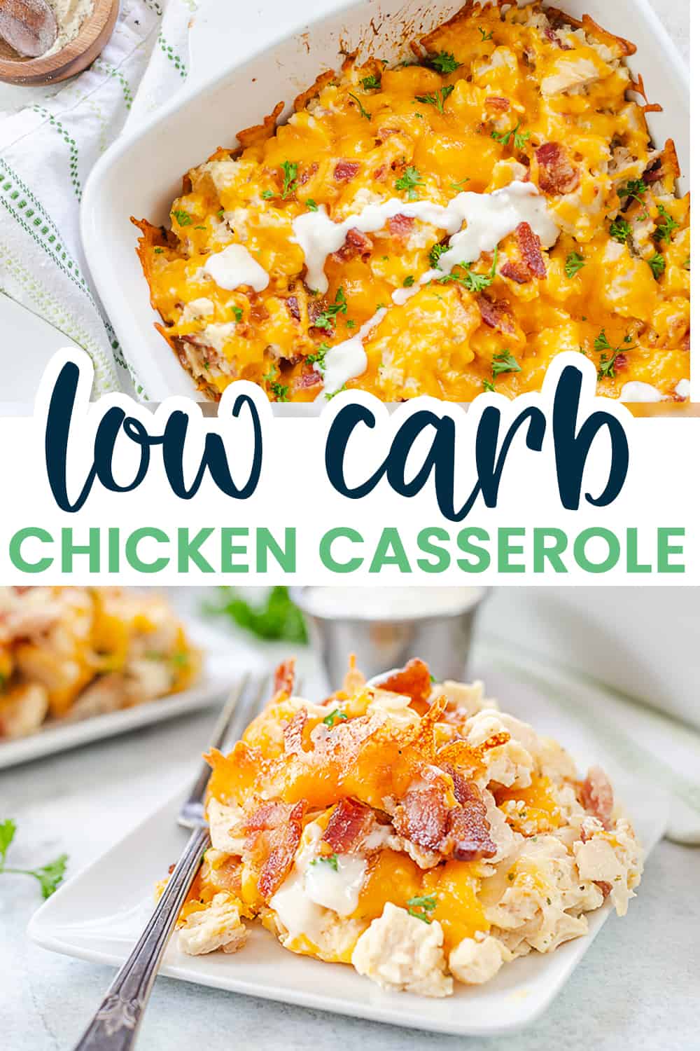 Keto Chicken Bacon Ranch Casserole That Low Carb Life 4253