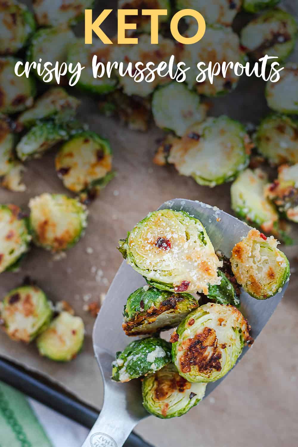 Oven Roasted Crispy Brussels Sprouts | That Low Carb Life