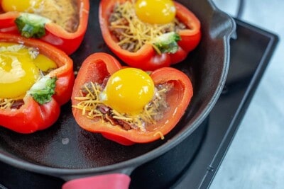 Breakfast Stuffed Peppers | That Low Carb Life