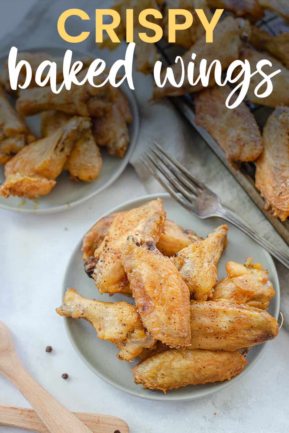 Crispy Baked Chicken Wings | That Low Carb Life