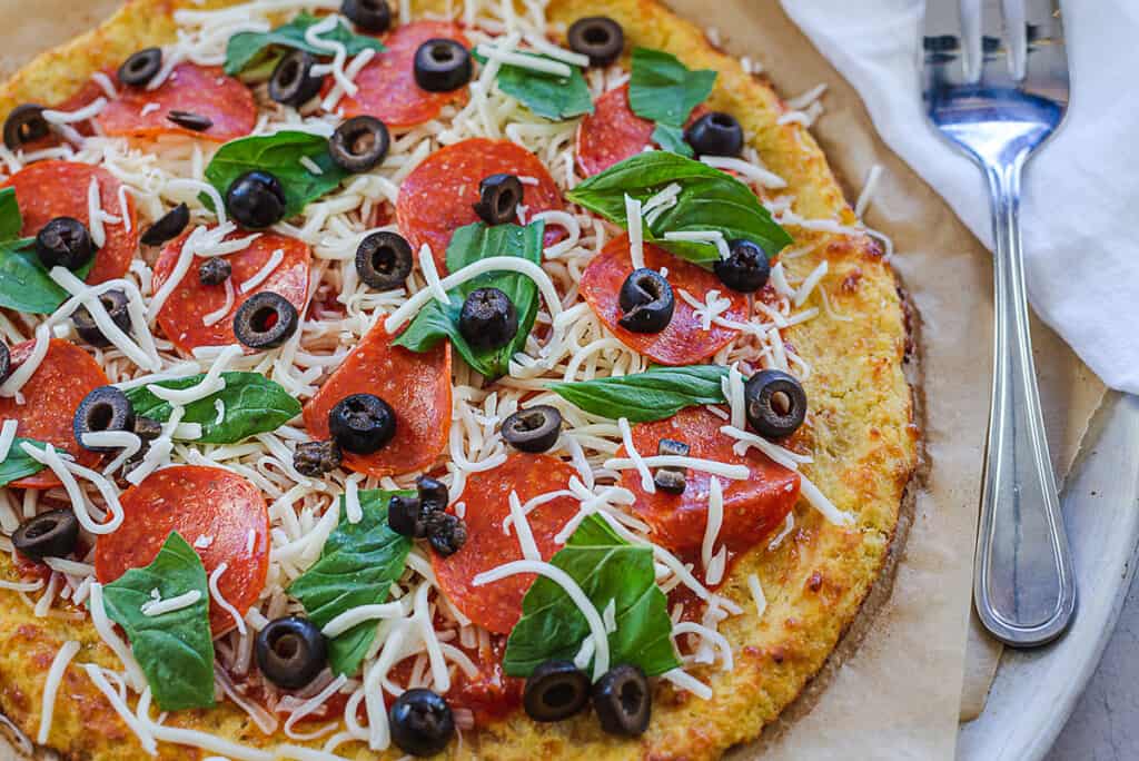 StepByStep Tutorial Keto Cauliflower Pizza Crust Recipe