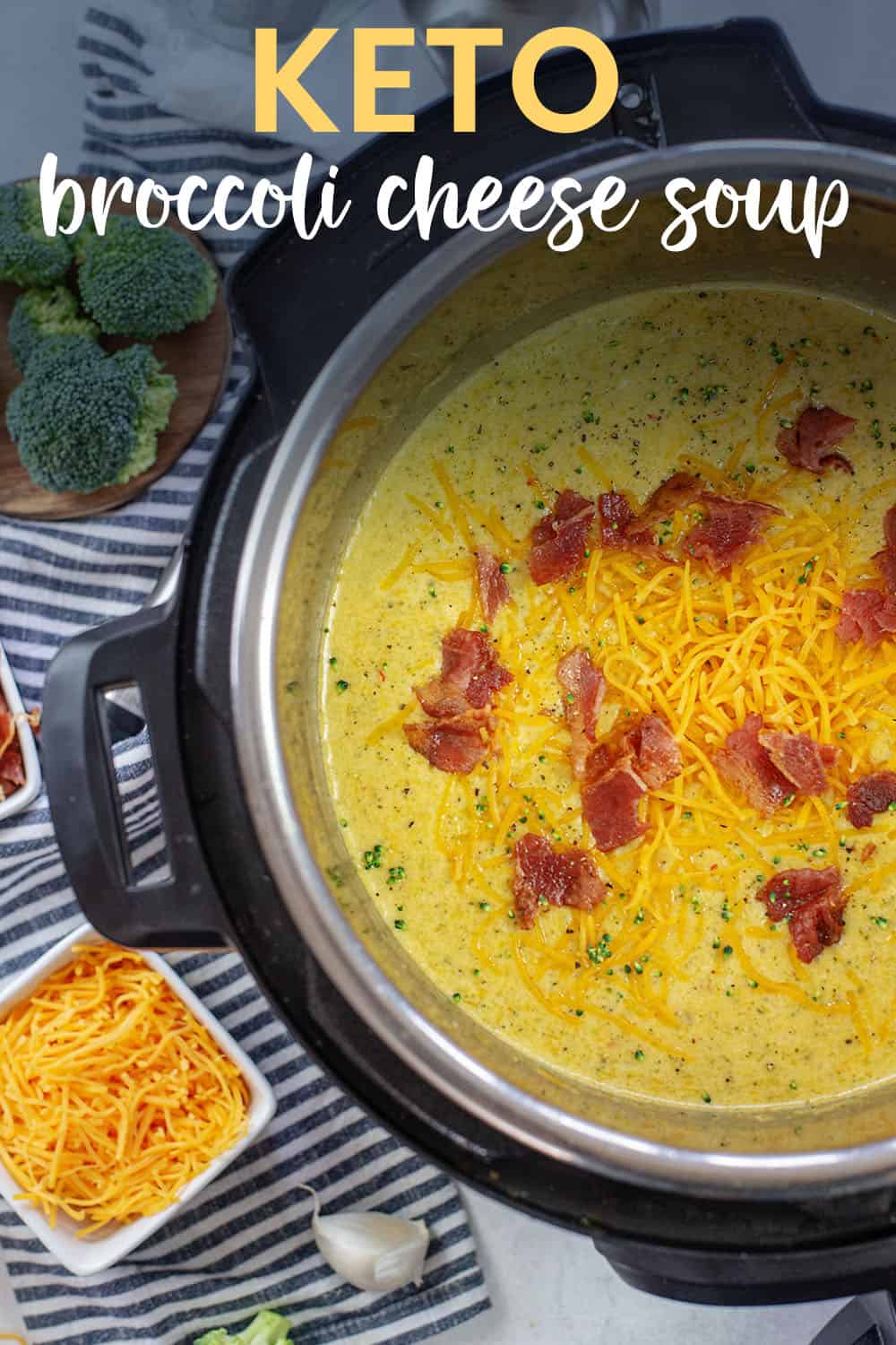 Keto Instant Pot Broccoli Cheese Soup That Low Carb Life 4408