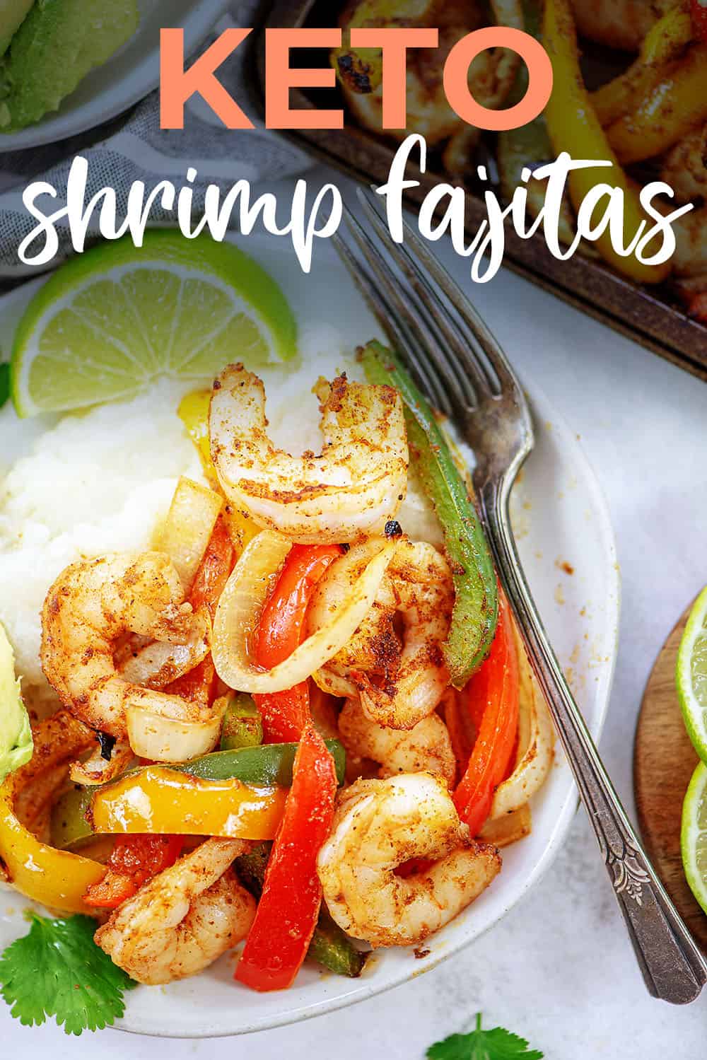 Sheet Pan Shrimp Fajitas That Low Carb Life