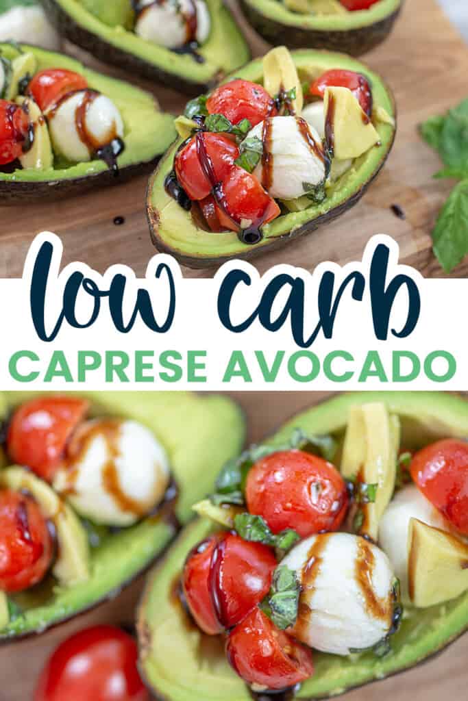 collage of stuffed avocado images.