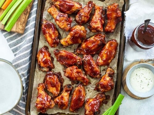 Baked BBQ Chicken Wings