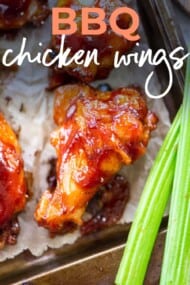 Baked BBQ Chicken Wings | That Low Carb Life