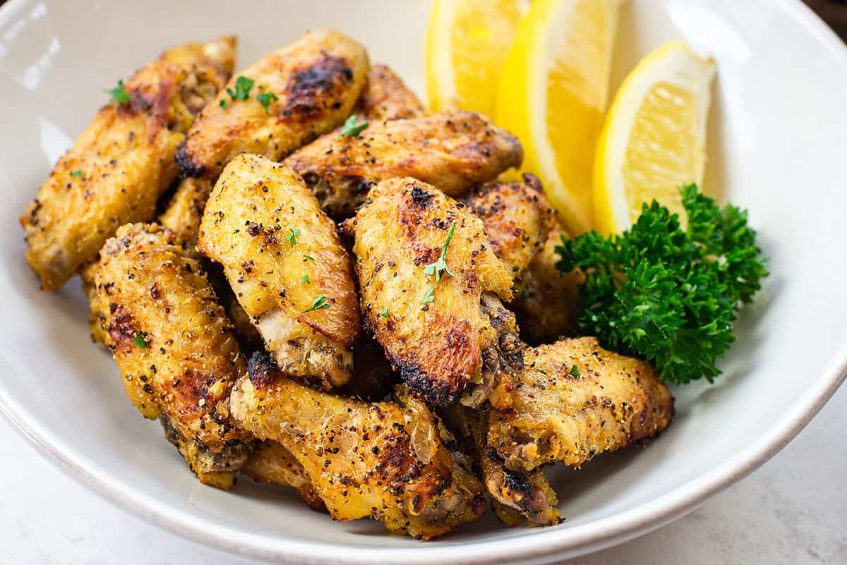 Citrus Baked Wings - Lemon Pepper, Lime Pepper and Orange Pepper : r/Wings