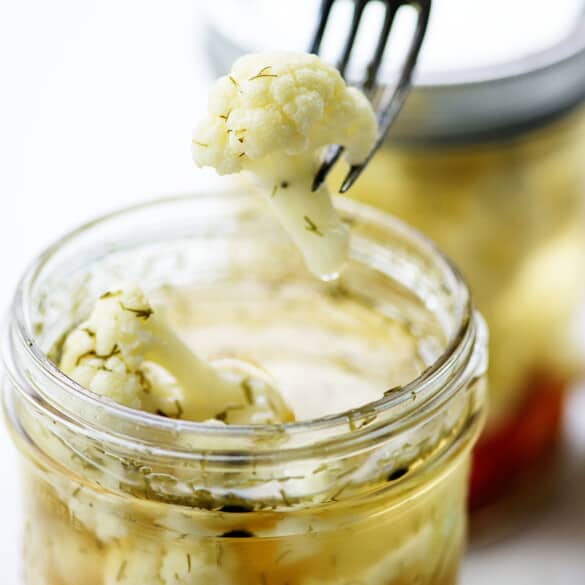 Quick Pickled Cauliflower Recipe That Low Carb Life