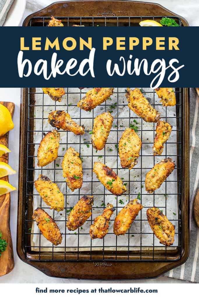 baked chicken wings on wire rack over sheet pan.