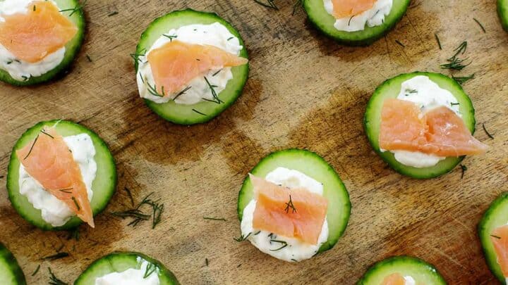 Cucumber Salmon Bites-image