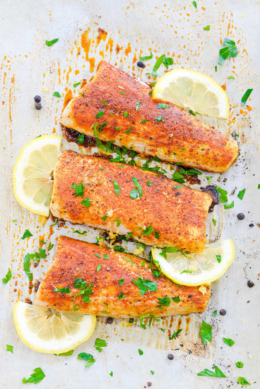 Baked Lemon Pepper Fish Recipe | That Low Carb Life