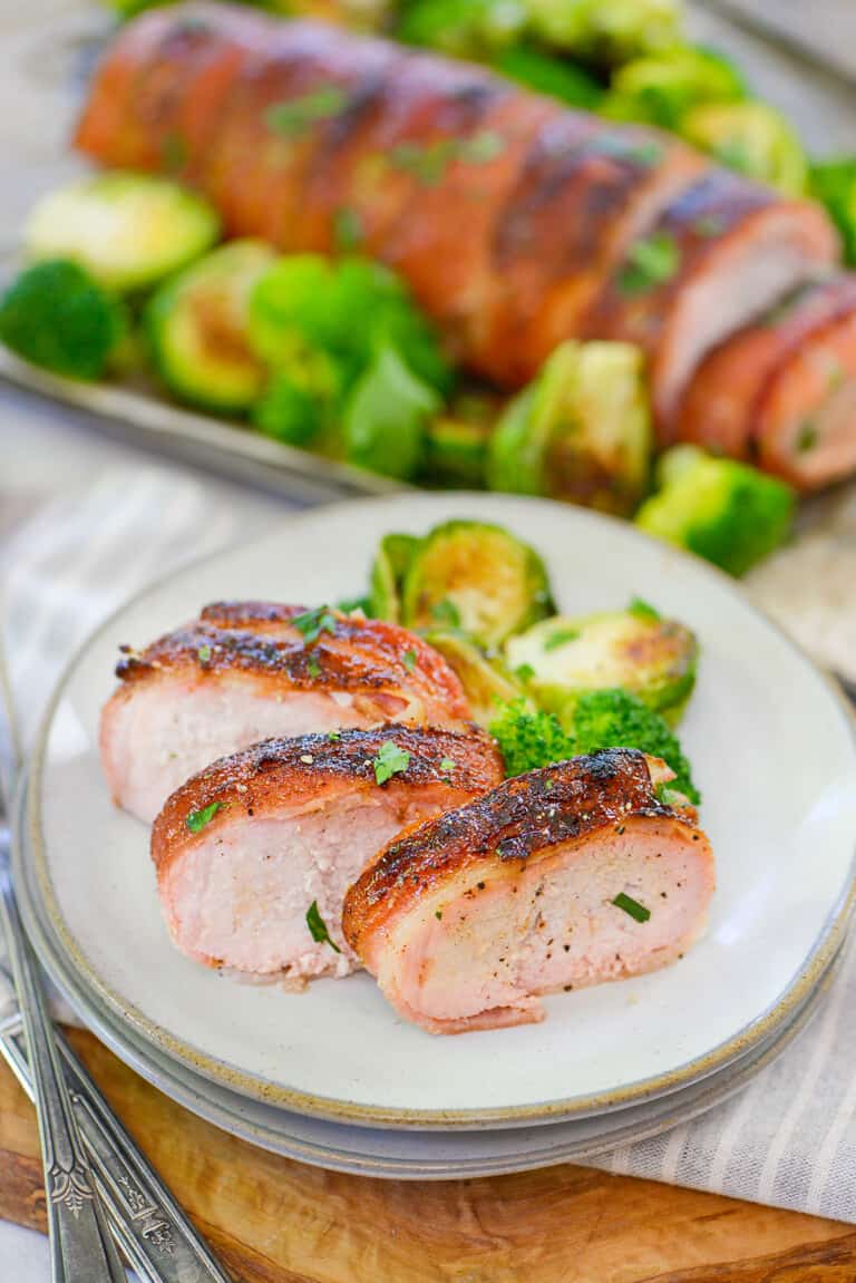 Keto Bacon Wrapped Pork Tenderloin Recipe That Low Carb Life