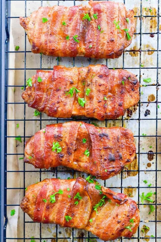 How To Cook A Bacon Wrapped Pork Chop
