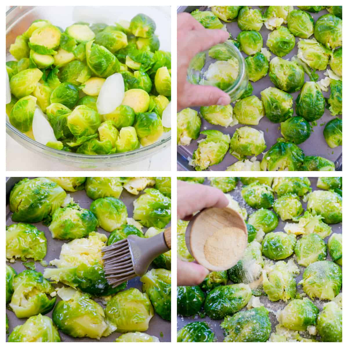 how to make smashed brussels sprouts.