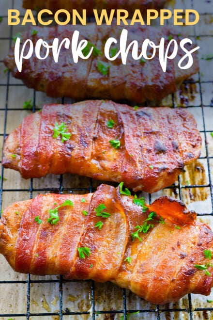 Bacon Wrapped Pork Chops | That Low Carb Life