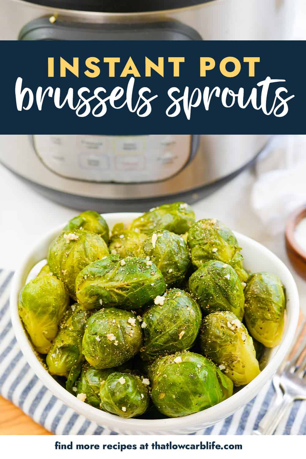 How to Pressure Cook Brussels Sprouts - Feisty Tapas