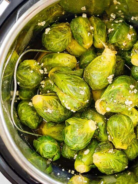 Steaming brussel sprouts in best sale instant pot