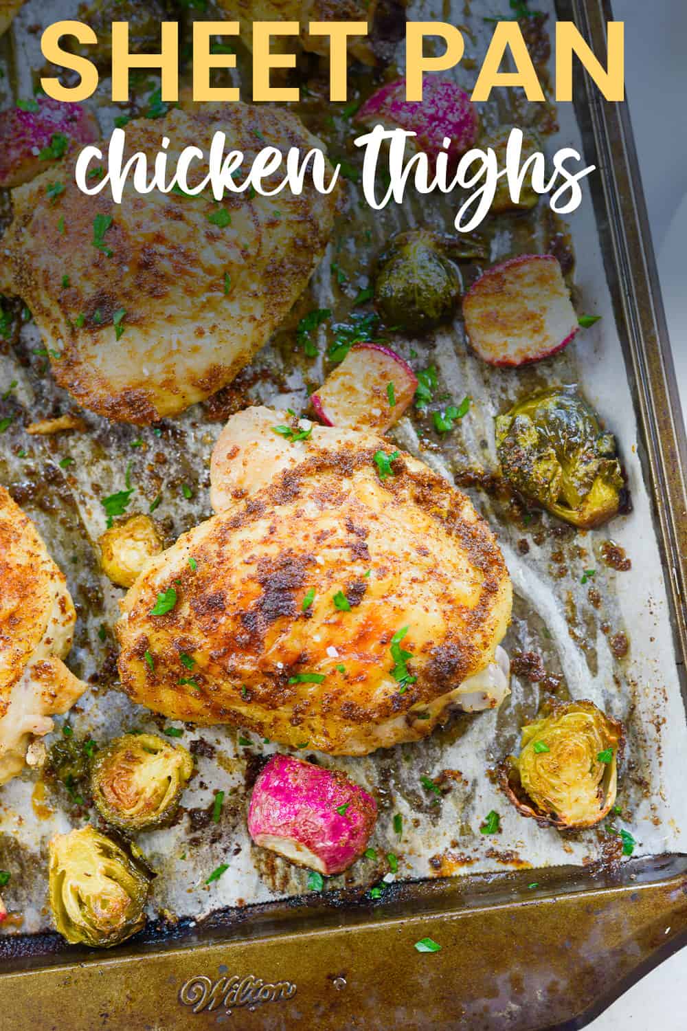 Crispy Baked Sheet Pan Chicken Thighs That Low Carb Life 2969