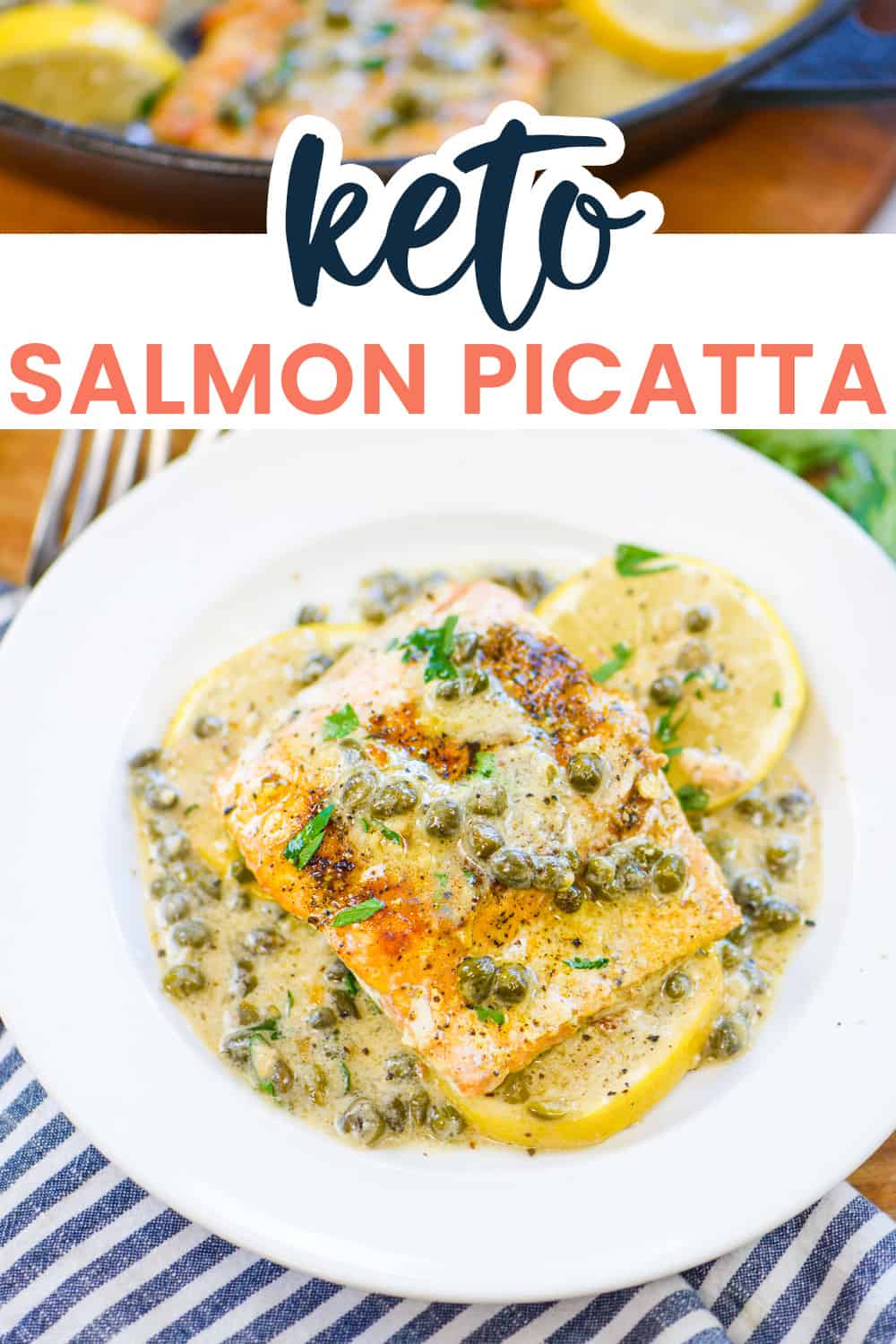 Salmon Piccata Recipe | That Low Carb Life