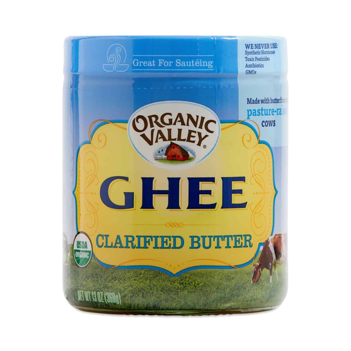 Jar of ghee.