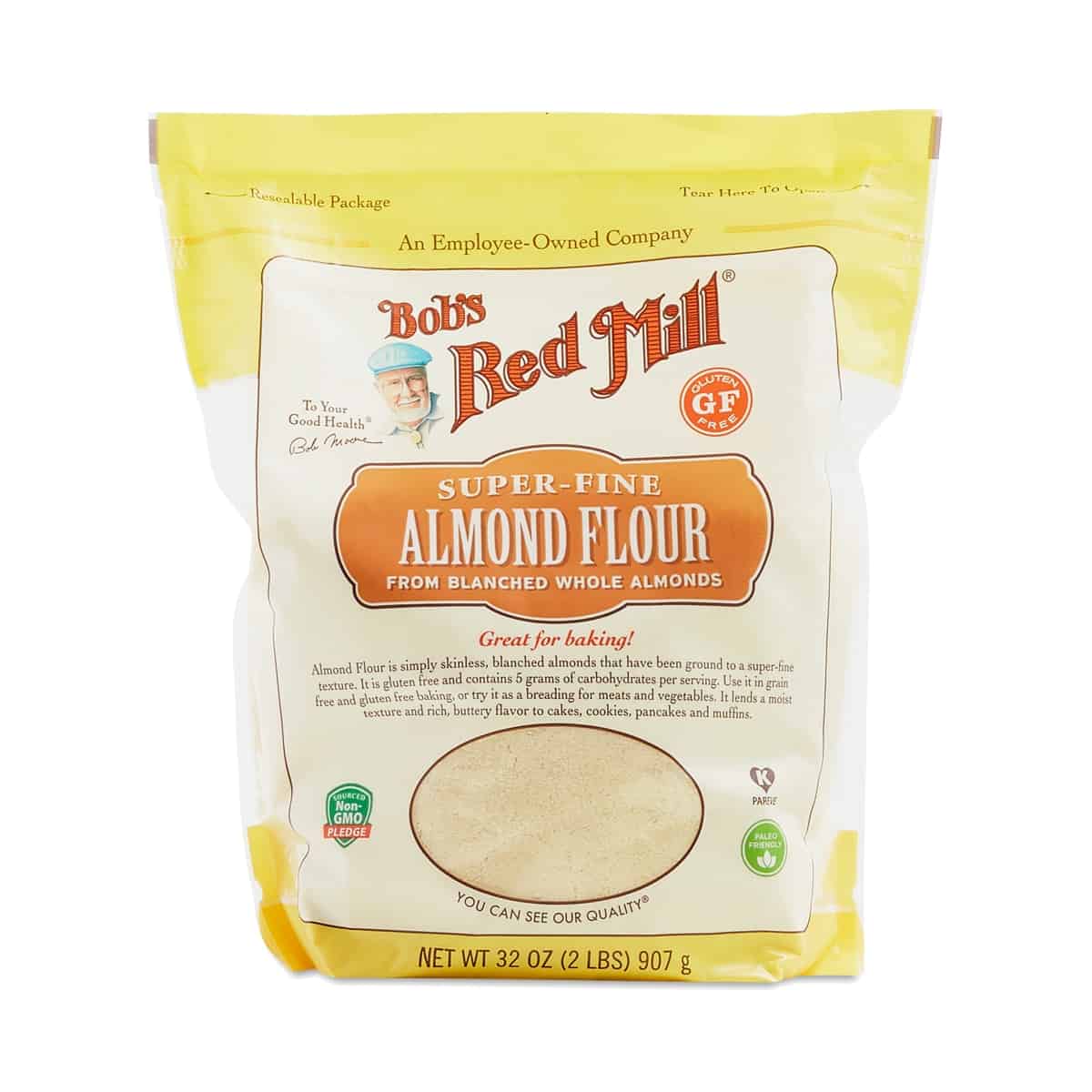 Package of almond flour.
