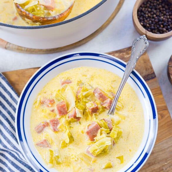 Keto Turkey Soup - Easy Leftover Soup | That Low Carb Life